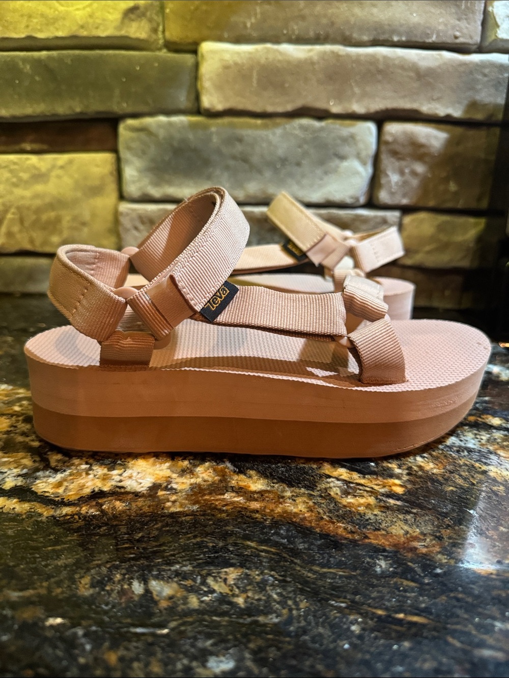 Teva Women's Platform Sandal in Blush